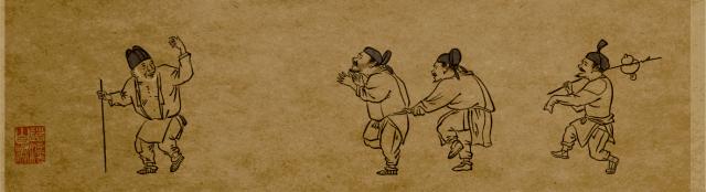 宋画中的文人形象,描绘宋人生活的画