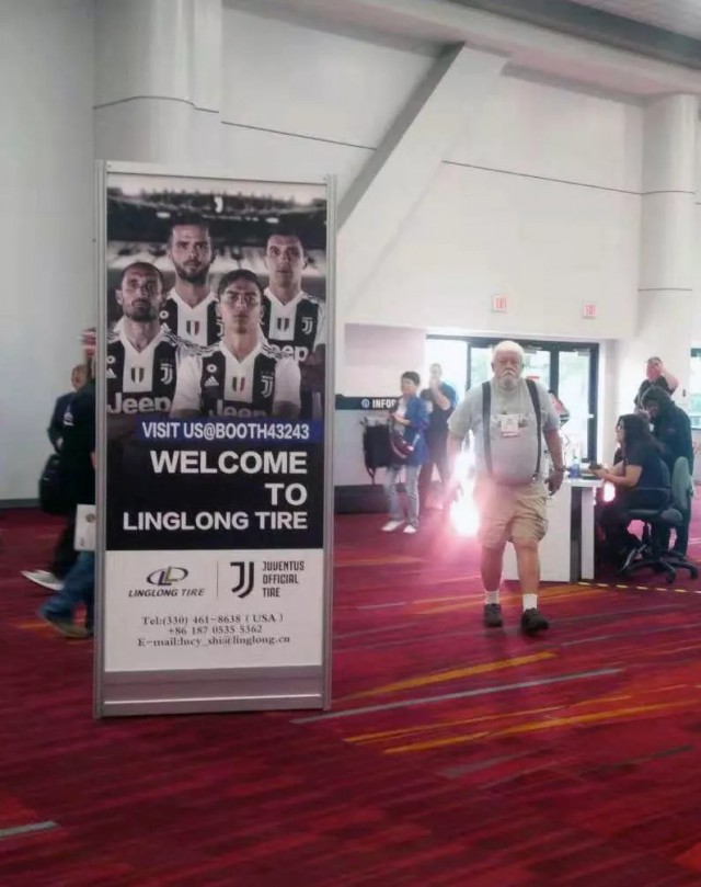 从机场到展馆，玲珑轮胎全面占领拉斯维加斯！