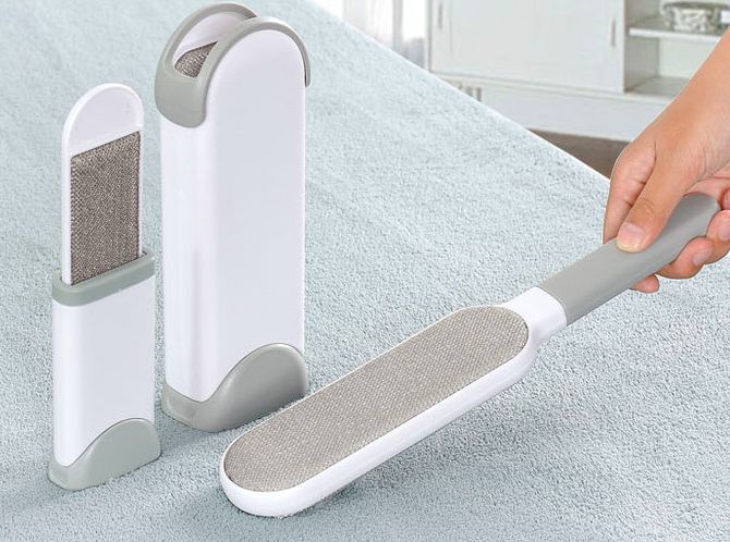 冬天衣服上都是恶心的粘毛？用这款去毛神器，轻松吸一吸，1秒扫走毛发，3秒去静电！