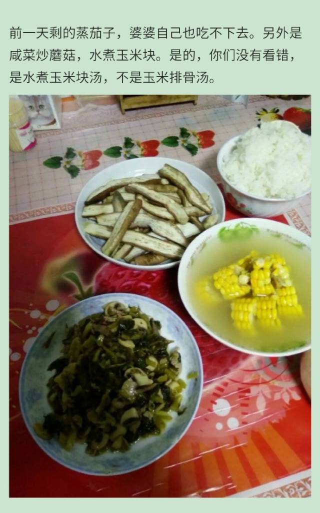 一怀孕婆婆做饭全是酸的,怀孕了发现婆婆做的饭很难吃