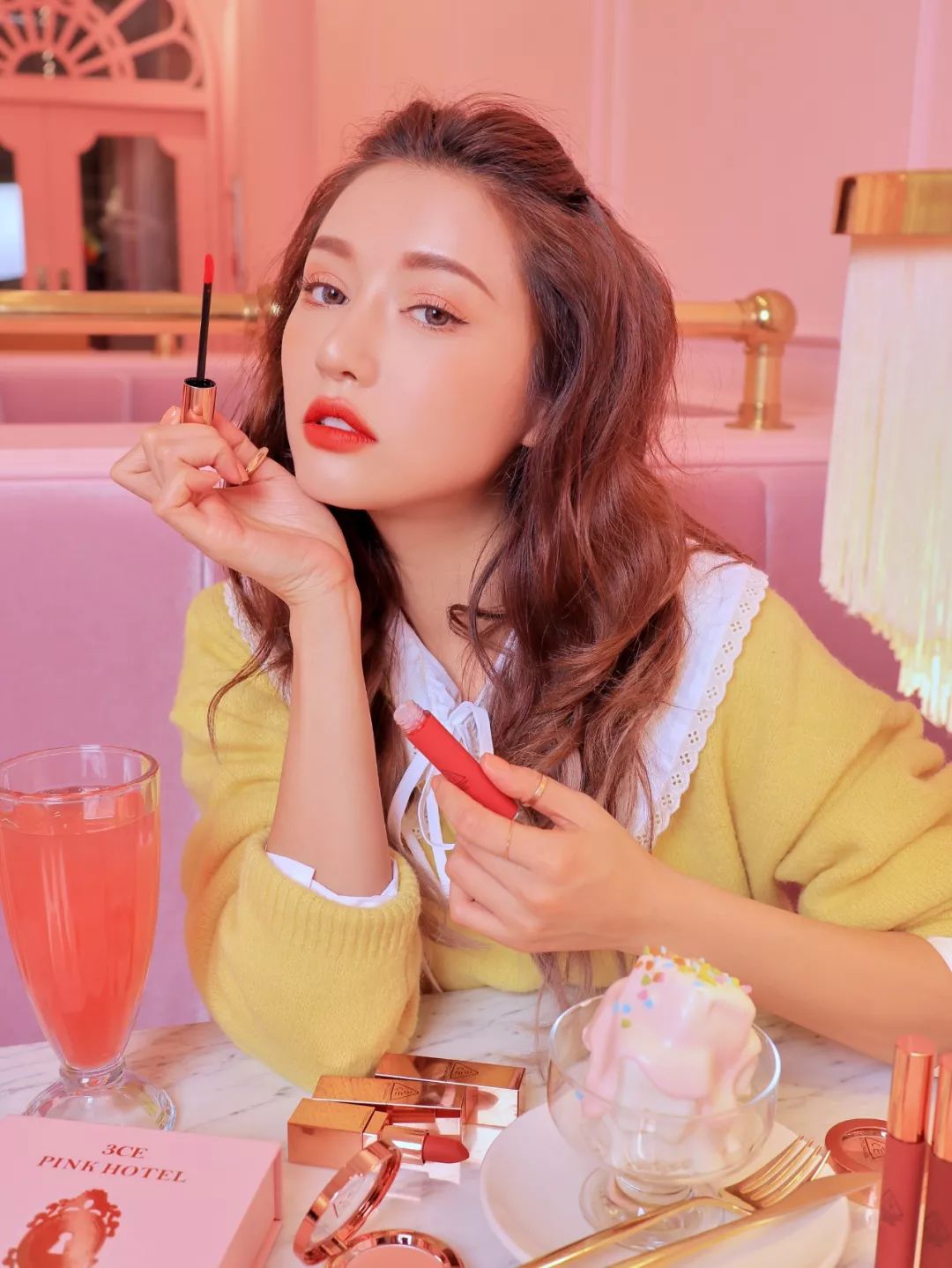 3ce网红透明口红,网红3ce丝绒唇釉