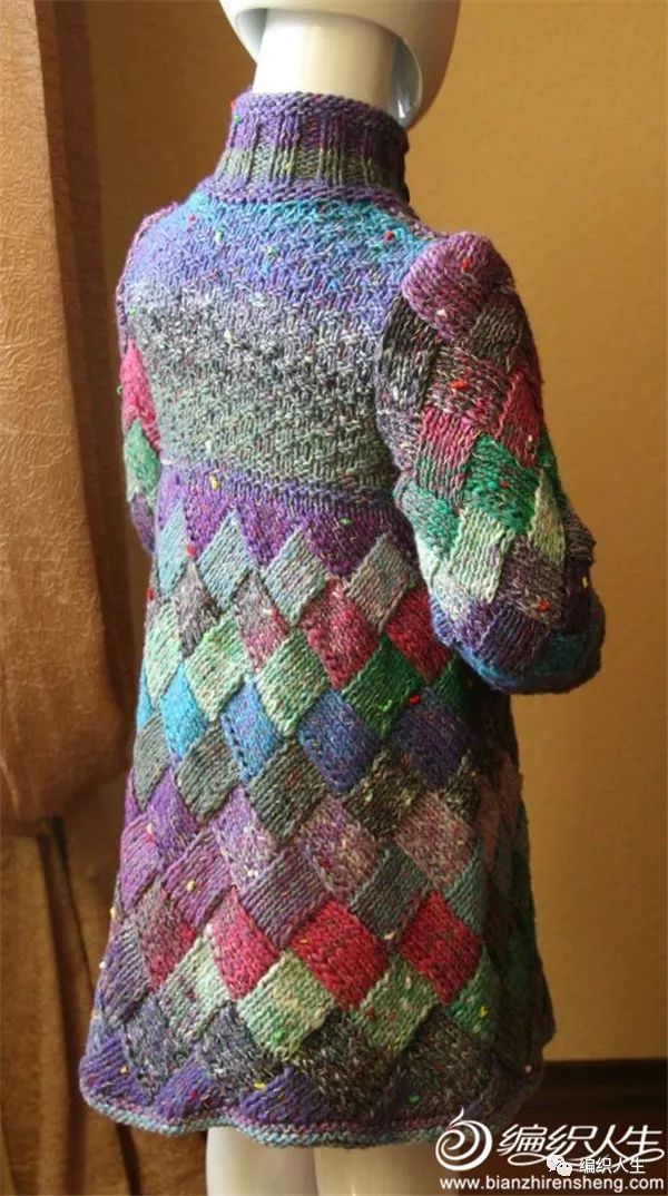 纯色方块花样教程大全,简单大方格子花型教程