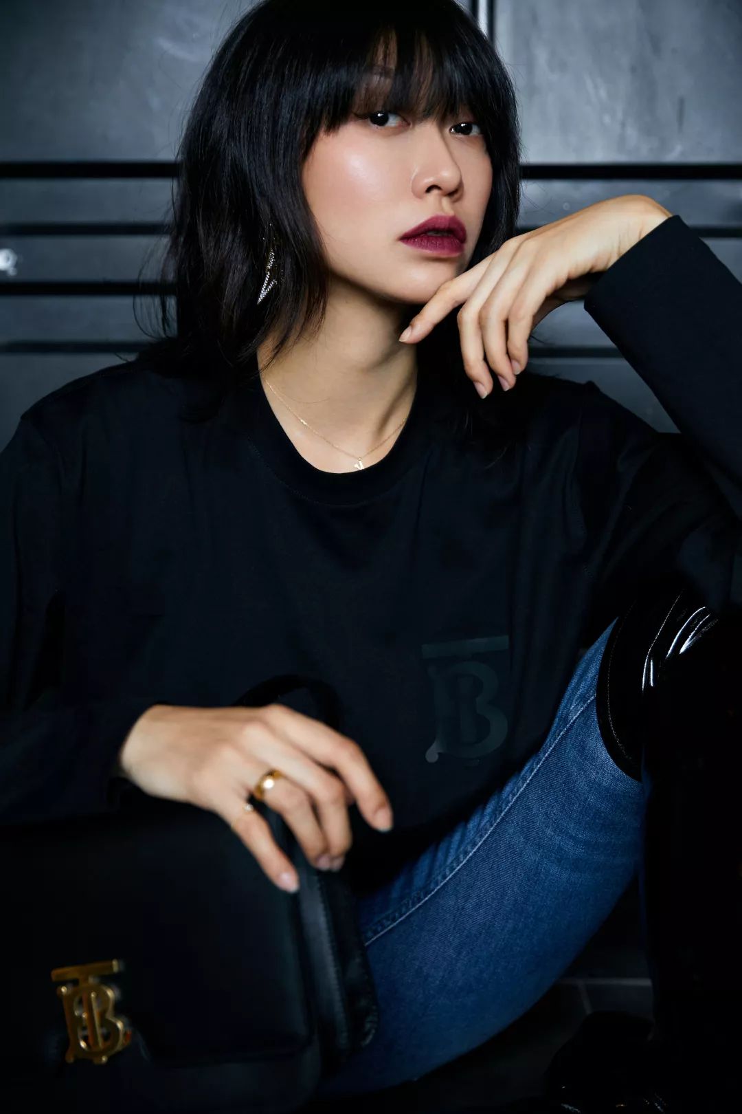 burberrytb包包保值,burberry帆布格子包