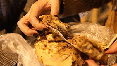 五一来北京吃卤煮,北京脏摊烤串