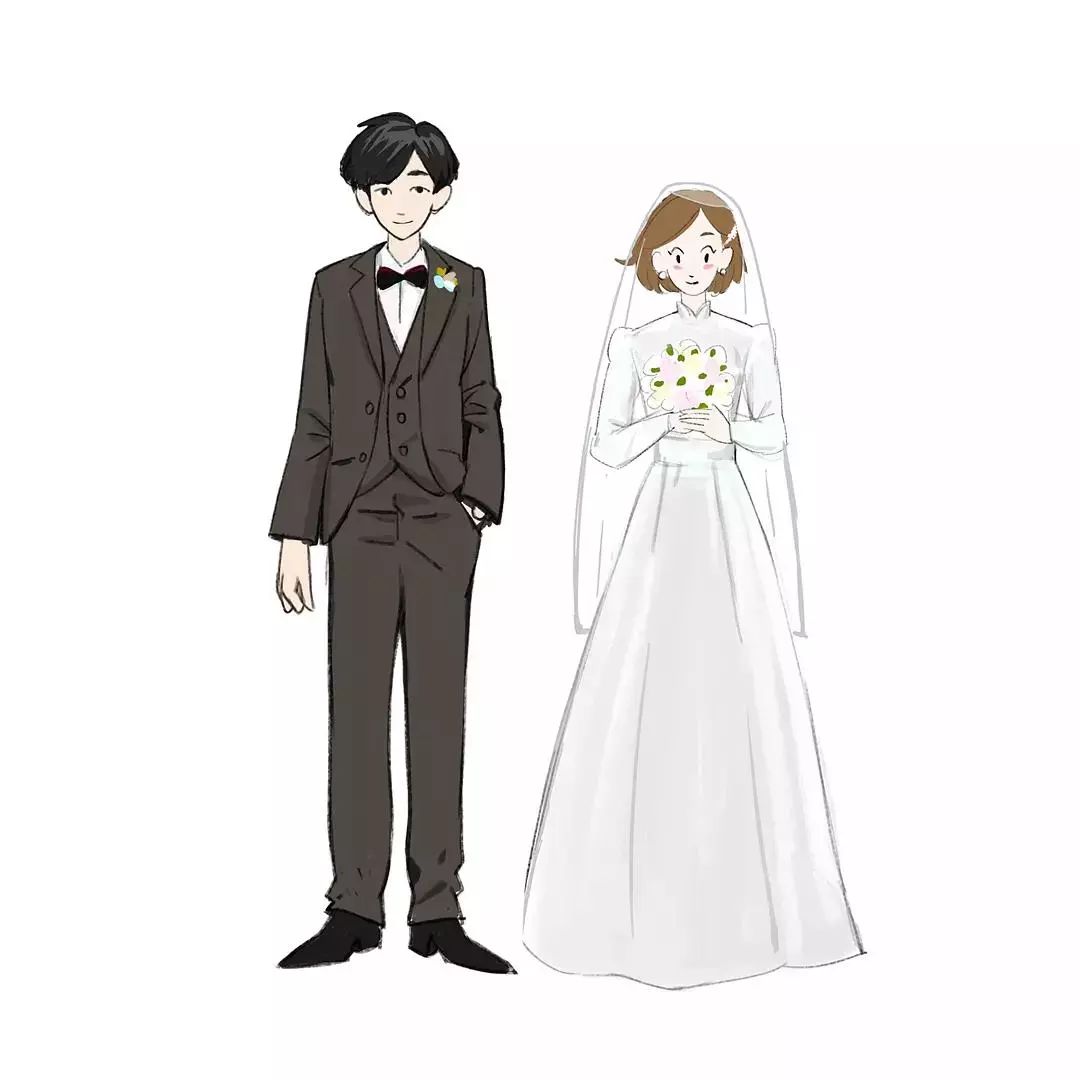 简单好看的婚纱画法,婚纱照五套风格穿搭推荐