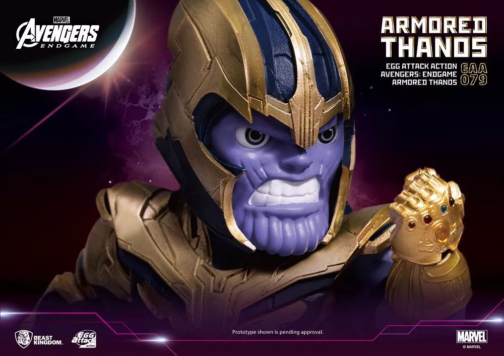 复联四戴上灭霸手套的绿巨人手办,复联4灭霸模型多少钱