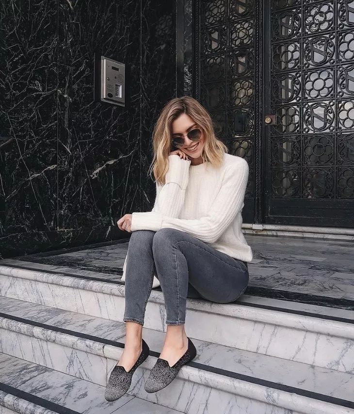 linda的穿搭日常,linda黑色时装鞋