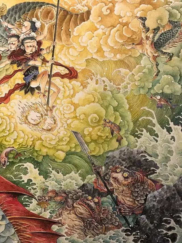 太震撼了！85后帅哥笔下的鬼神世界，迷倒了上万人......