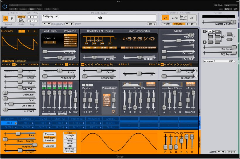 福利：支持MPE的多引擎合成器，开源项目Surge可免费*载下**