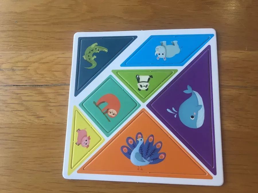 七巧板教具适用于哪个年龄段,儿童七巧板木质磁性教具益智玩具