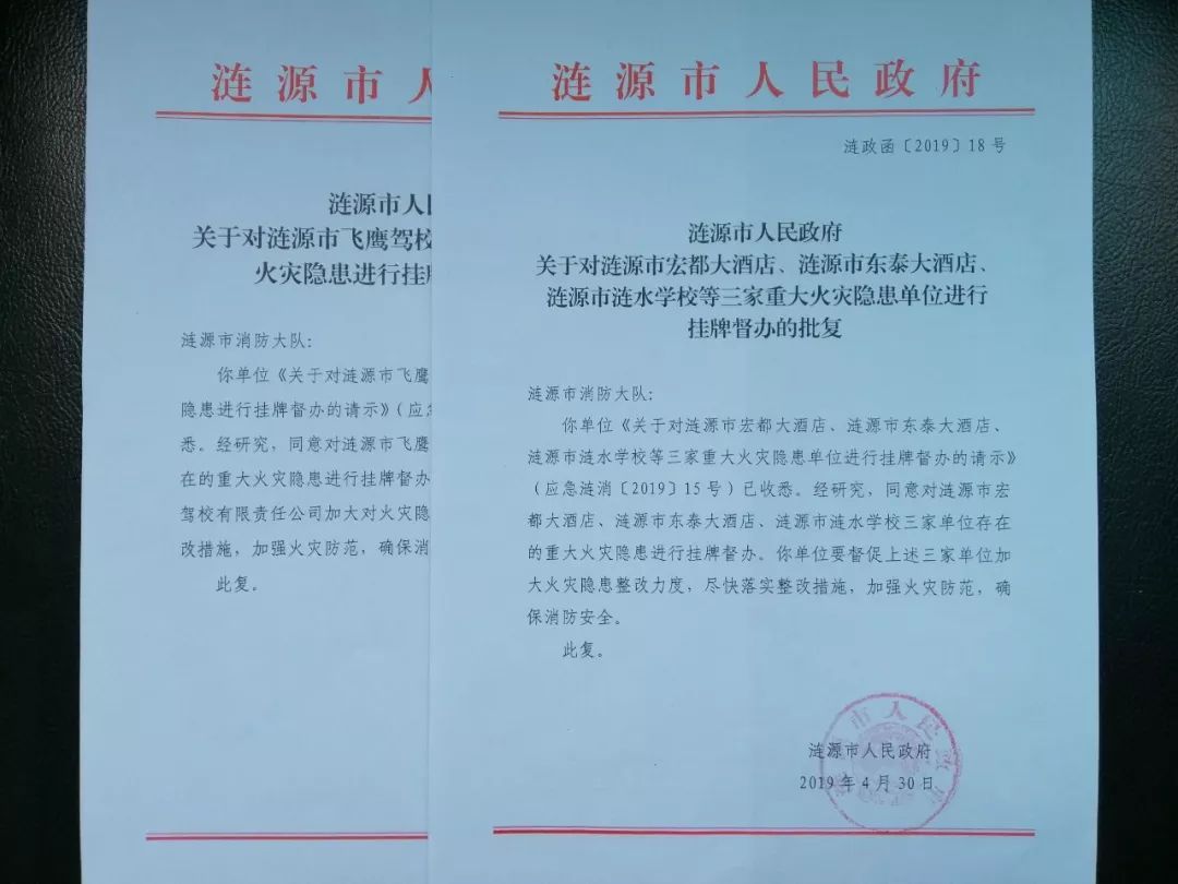 【重磅出击】涟源、湘潭这几家单位被政府挂牌督办！涉及幼儿园、企业、休闲娱乐场所、宾馆…