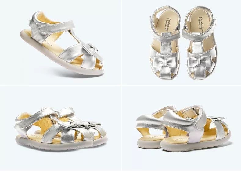 小蓝羊男童凉鞋,软牛皮软底时尚百搭平底凉鞋来了