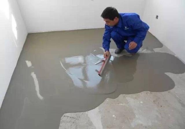 家庭装修地面可以用自流平水泥,自流平水泥装修效果图