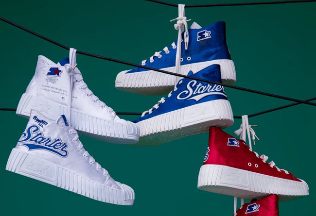 starter鞋春季,starter新款潮流鞋白金色