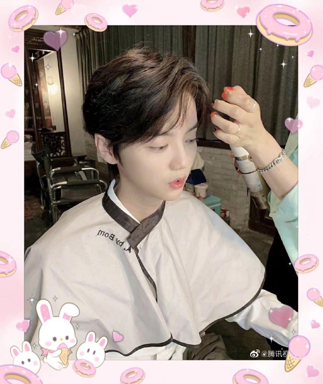 190605论精致神颜鹿晗与粉嫩萌宠浪漫元素的适配性