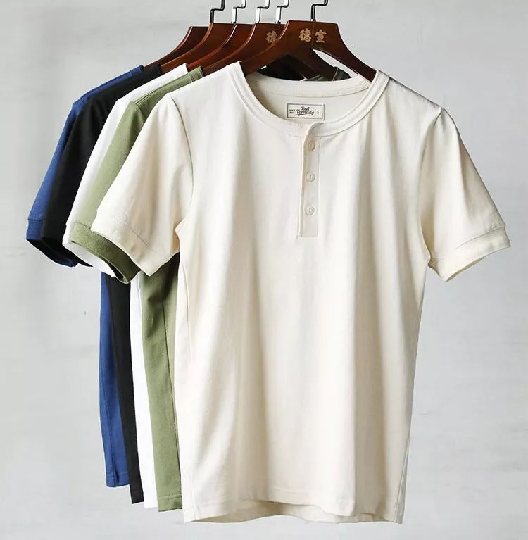 亨利领冬款,穿上就有肌肉感的亨利衫