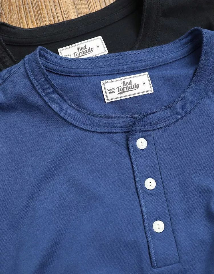 亨利领冬款,穿上就有肌肉感的亨利衫