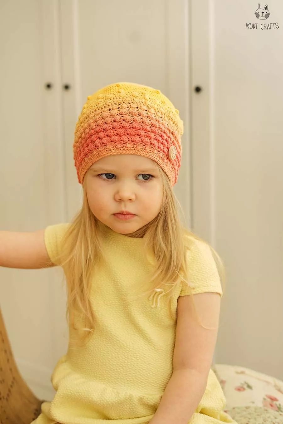 一线连钩成人连衣裙教程,拼花钩衣一线连