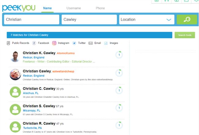 在国外都通过哪些网站“人肉搜索”一个人的信息？