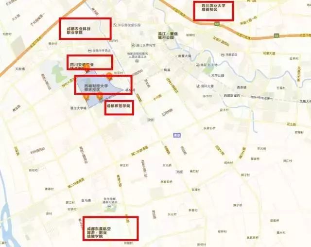 各省市大学城,各省大学城一览表