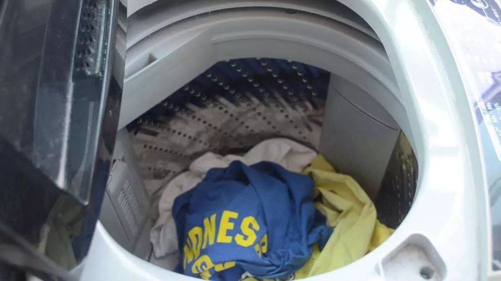 洗衣机里加上它陈年污垢全出来了,洗衣机污垢和霉菌危害