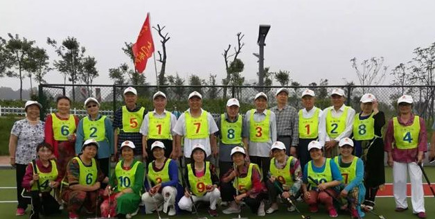 门球比赛展夕阳风采,城关门球比赛