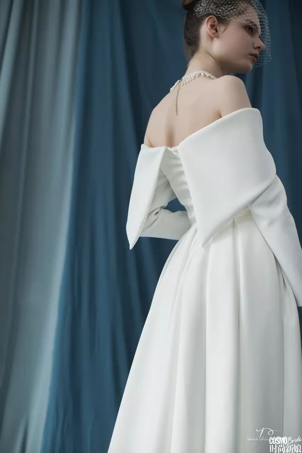 奥黛丽赫本与纪梵希婚纱,奥黛丽赫本风格婚纱照样片欣赏