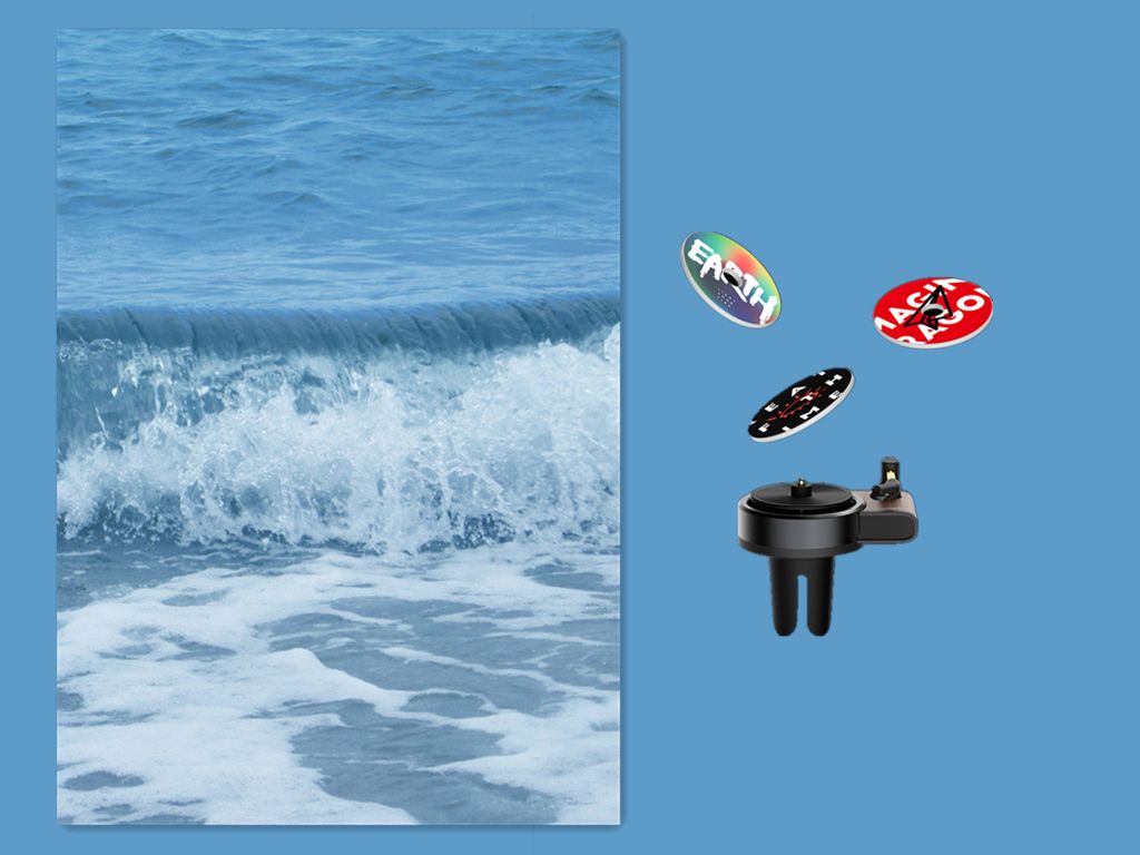 复古唱片机车载香熏,复古唱片车载香水