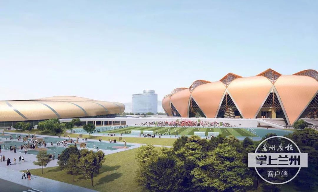 兰州奥体中心建设规模居全国第六,兰州奥体中心舞台搭建过程