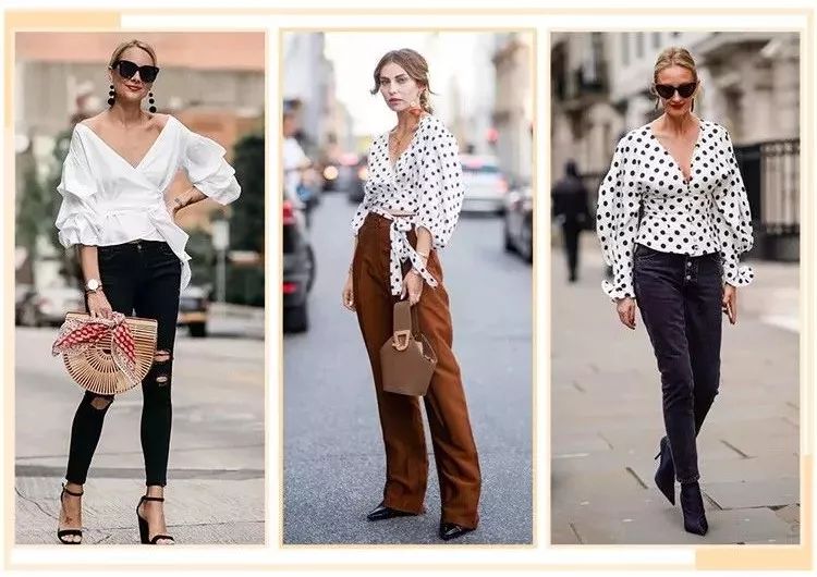 简单的衬衫这样穿也好看,衬衫怎么穿不要太好看