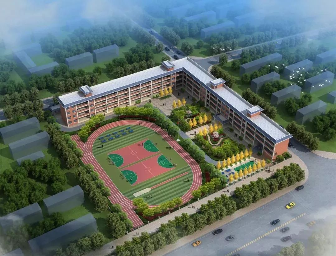 花园路小学综合楼扩建,2021年修建新小学的规划图