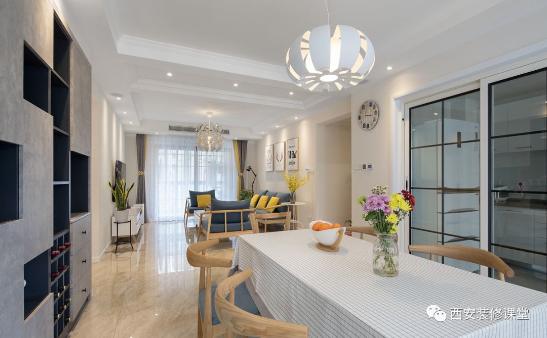 130m轻奢,130平北欧现代简约风