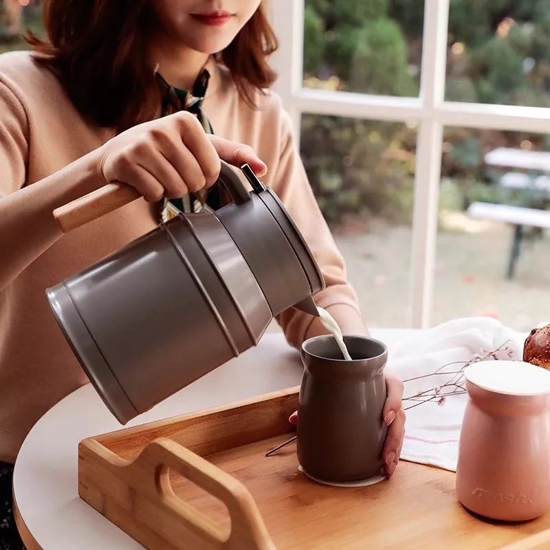 清新可爱的保温杯,超萌大号保暖杯