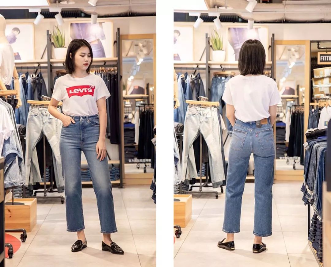 男显瘦显高修身弹力牛仔裤,加绒牛仔裤女款高腰显高显瘦直筒