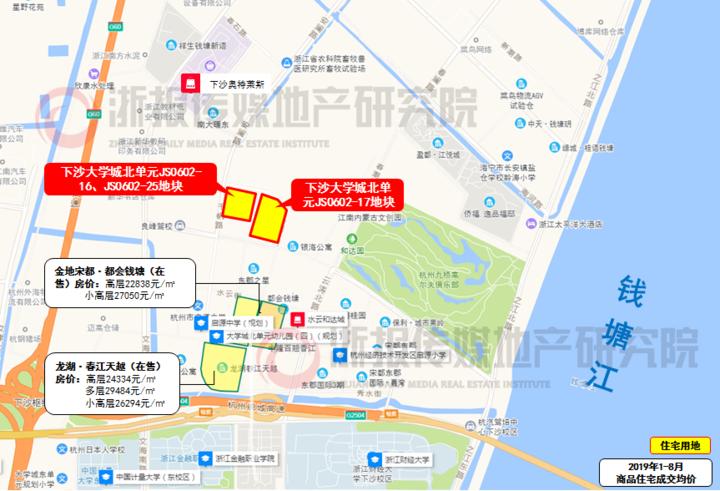 下沙金沙湖地块房价,钱塘新区下沙新楼盘