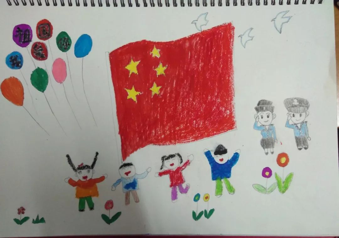 不一样的国庆献礼，福州警宝画出对祖国的爱