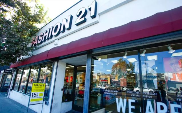 forever21申请破产保护,forever21的现状