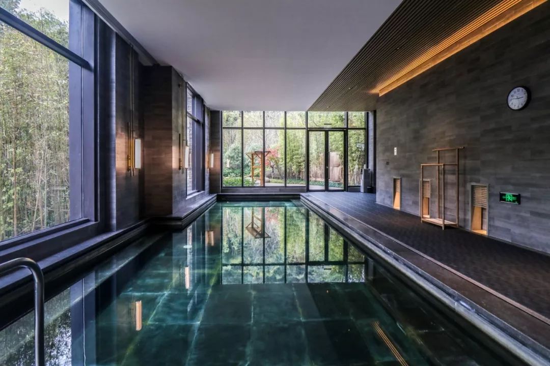 新昌安岚山居酒店,温泉入户竹林山居