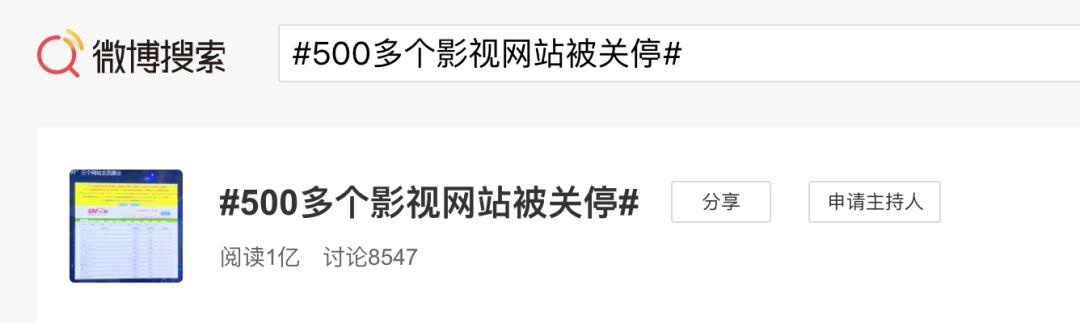500多个影视网站被封杀!中国影迷离观影自由还有多远?