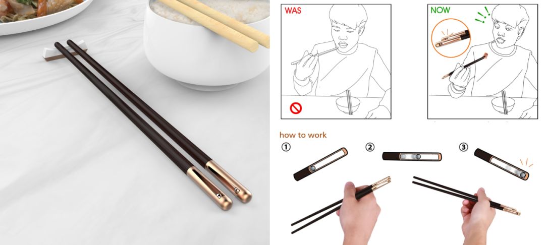 这个遥控器叫“挤粉刺”，按的时候就像我们在挤自己的青春痘