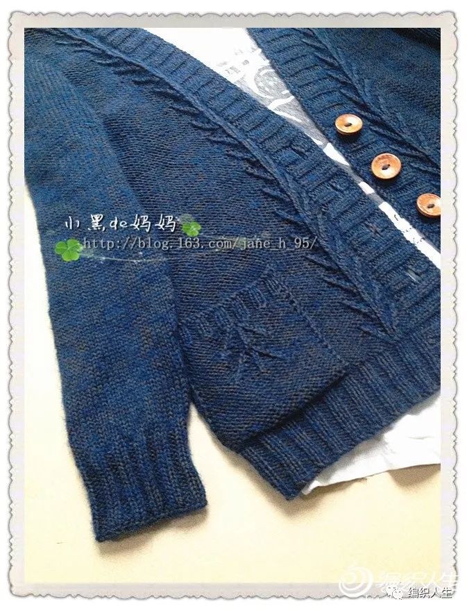 金枝玉叶刺绣开衫,棒针叶子花样v领开衫