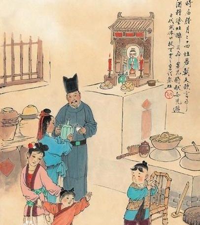 今日小年早安图片,今日小年能贴春联吗