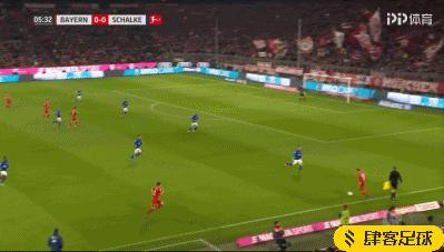 拜仁5-0沙尔克,莱万造三球,穆勒、磁卡破门