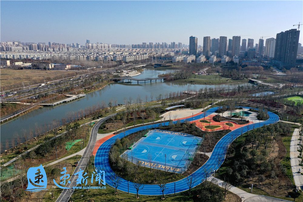 航拍宿迁古黄河水景公园,宿迁美景视频大全