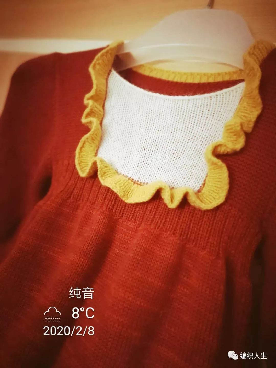 好看的毛衣女自己织的,好看又好织的毛衣花样女童连衣裙