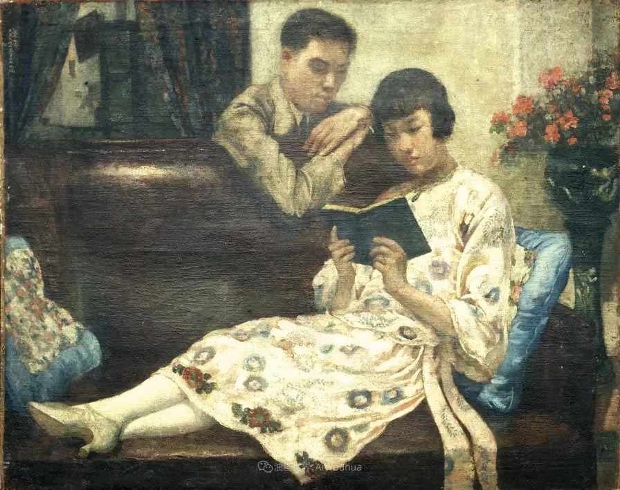 徐悲鸿先生的巨幅油画愚公移山,徐悲鸿中国现代画之父