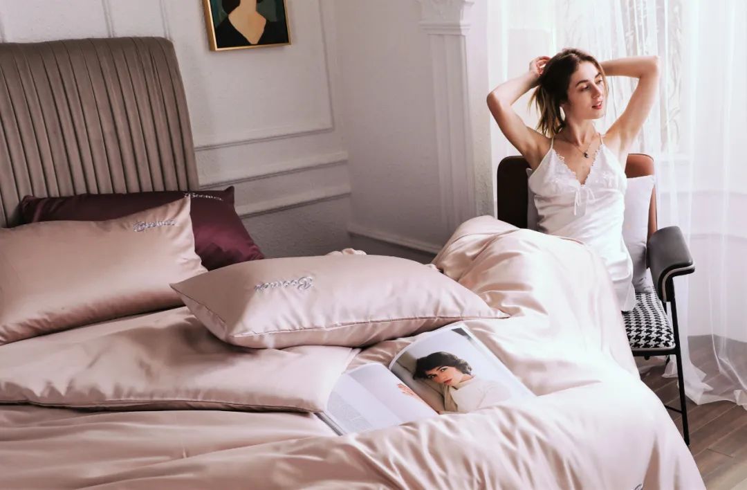 媲美真丝床品的品牌是什么,抑菌美肤床品四件套
