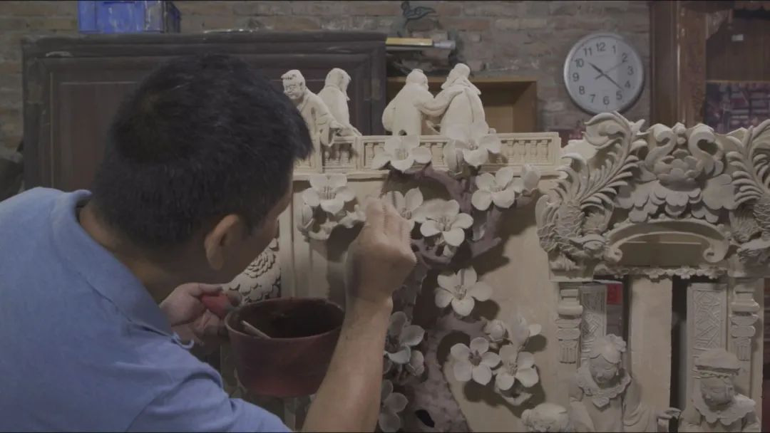 石湾琉璃瓦屋顶,石湾瓦脊全景视频