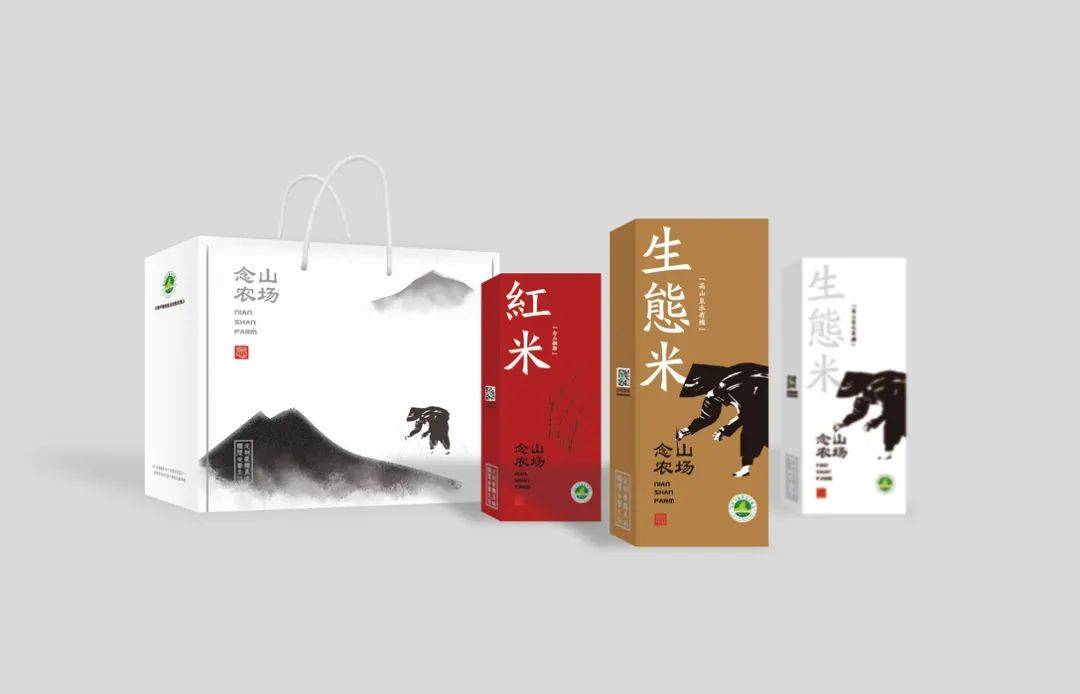 漂亮的大米系列包装设计,日式大米包装设计