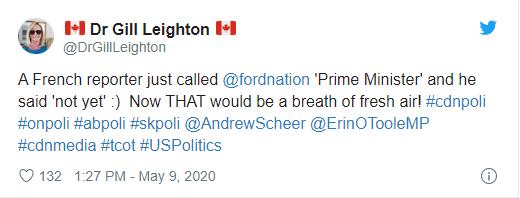 记者提问乌龙称加拿大省长为总理他的回答引网友争议